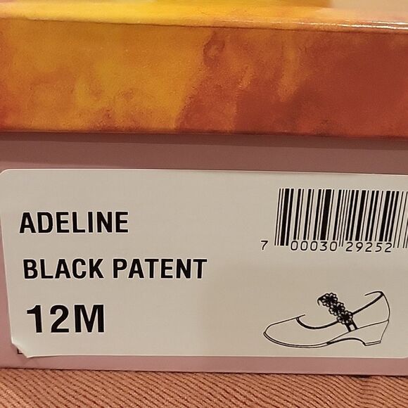 Rachel shoes, black patent, girls 12 M - Picture 6 of 6